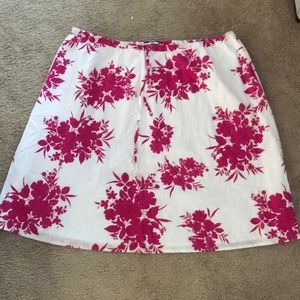 George Plus Summer Floral Skirt with Beads